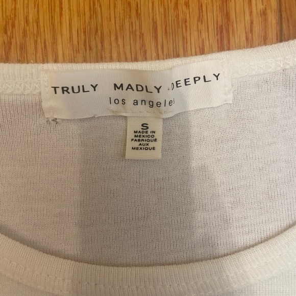 Truly Madly Deeply Cupid Baby Tee, Small - Picture 5 of 6